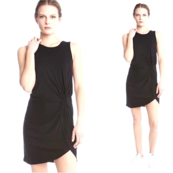 Fifteen Twenty Black Side Twist Tank Dress Excellent Size S - Picture 8 of 8